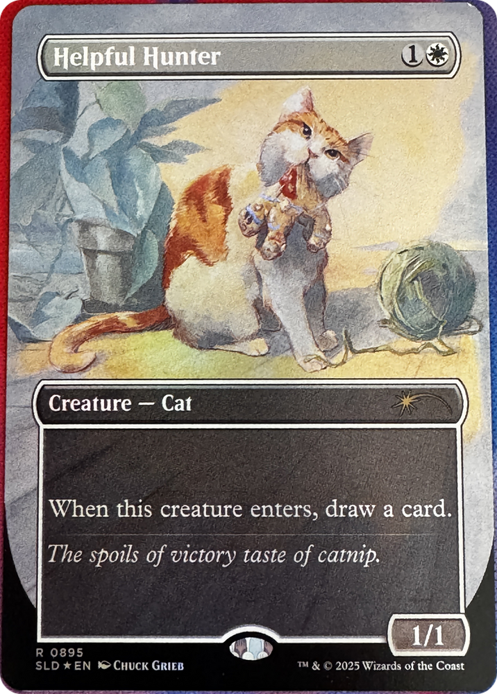 Helpful Hunter (0895) (Rainbow Foil) [Secret Lair Drop Series]