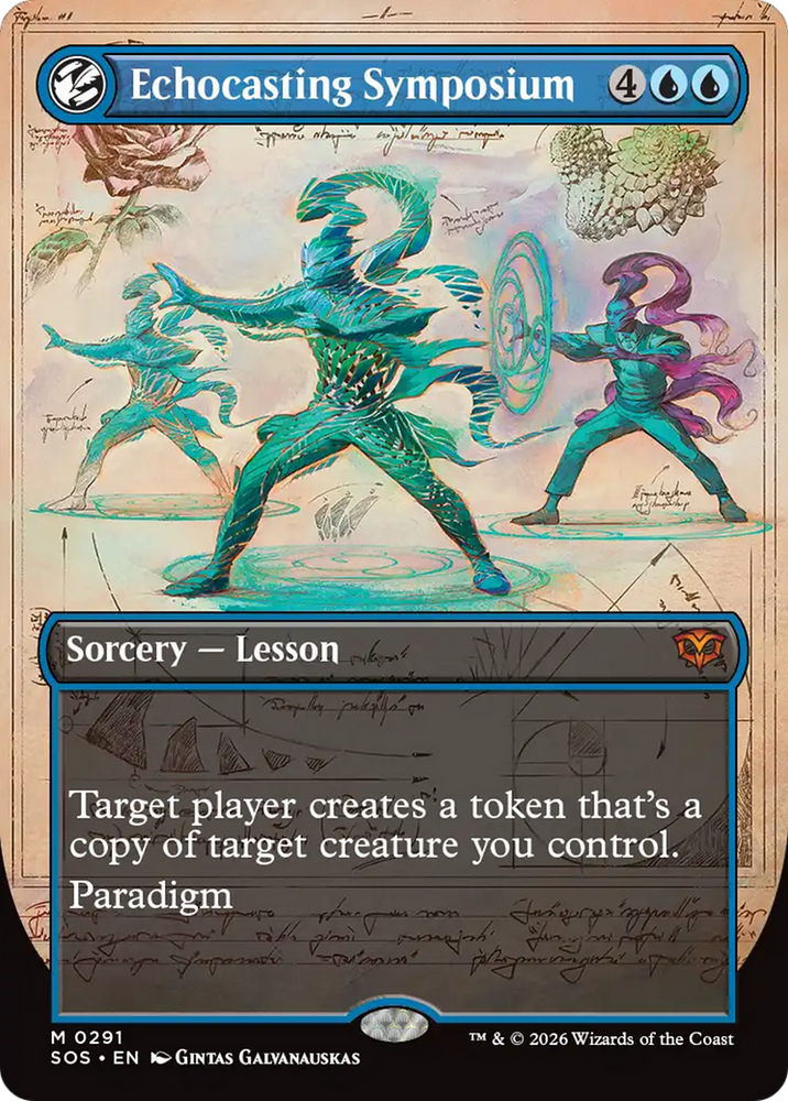 Echocasting Symposium (Borderless) [Secrets of Strixhaven]