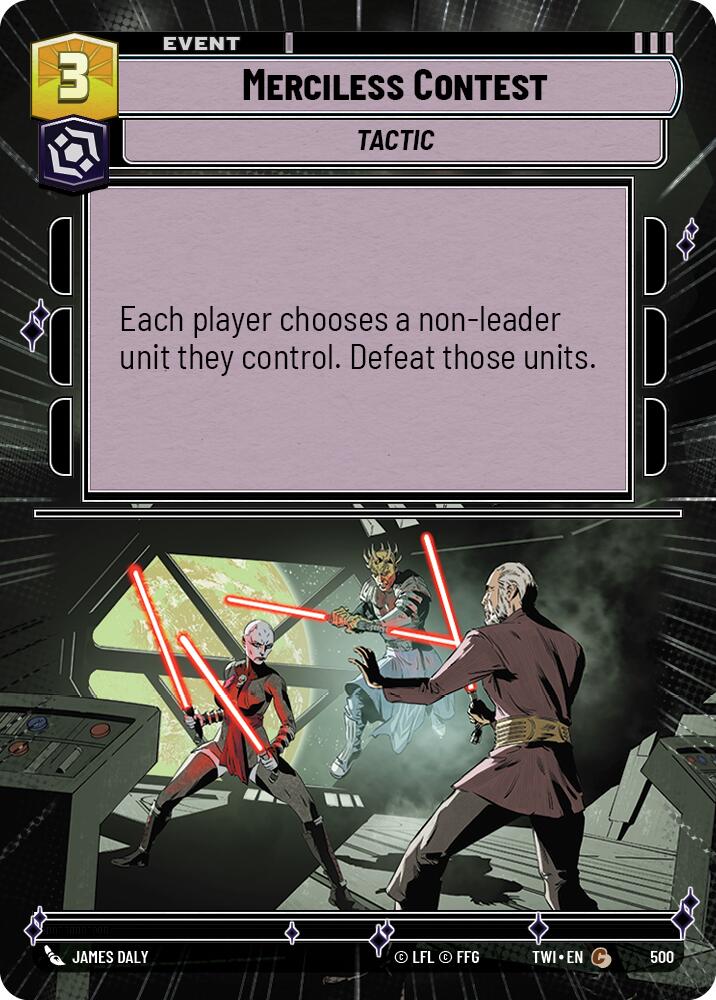 Merciless Contest (500) (Hyperspace) (500) [Twilight of the Republic]