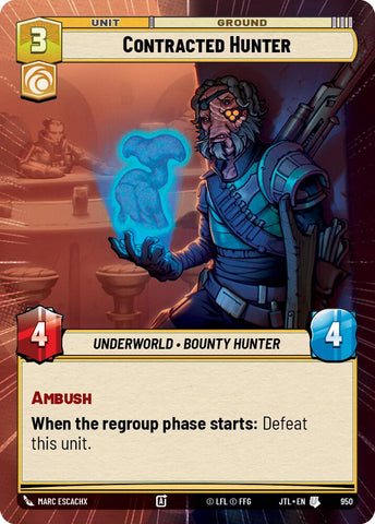 Contracted Hunter (950) (Hyperspace Foil) (950) [Jump to Lightspeed]