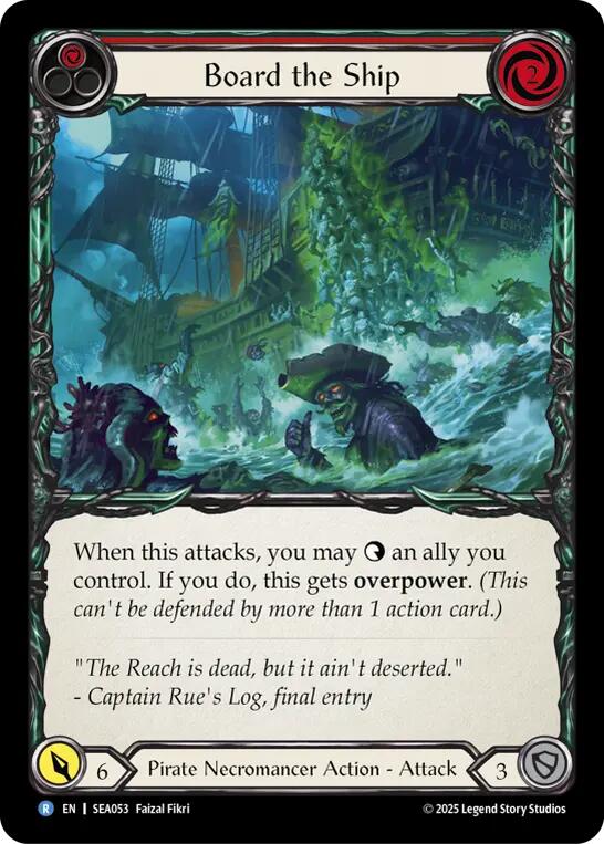 Board the Ship [SEA053] (High Seas)  Rainbow Foil