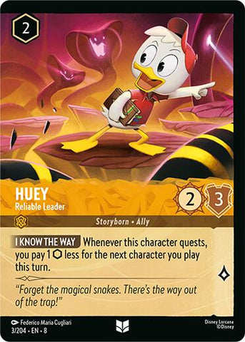 Huey - Reliable Leader (Cold Foil) (3/204) [Reign of Jafar]