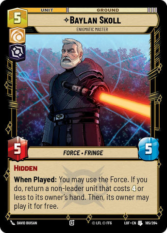Baylan Skoll - Enigmatic Master (185/264) (185/264) [Legends of the Force]