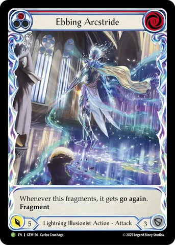 Ebbing Arcstride (Red) [GEM150] (GEM Pack 5)  Rainbow Foil