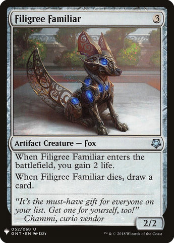 Filigree Familiar [Mystery Booster]