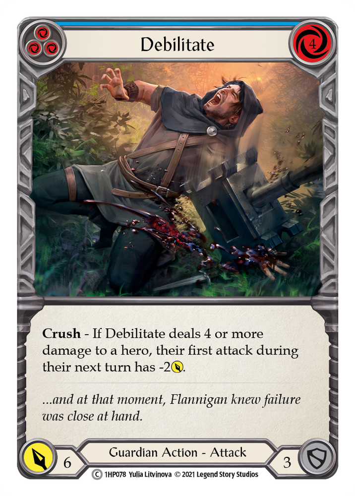 Debilitate (Blue) [1HP078]