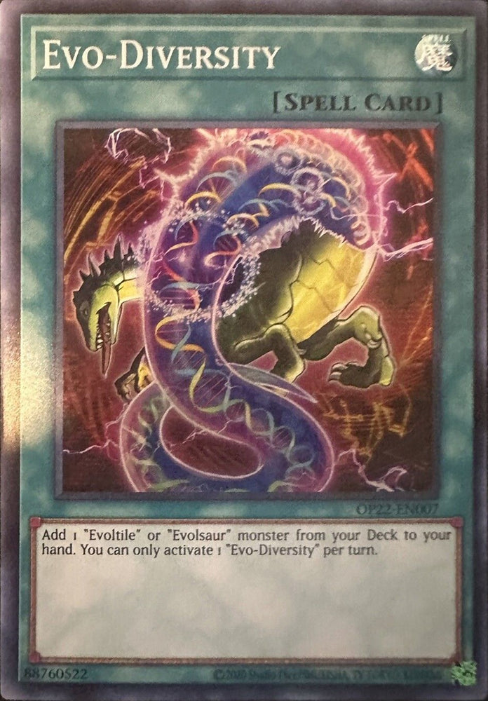 Evo-Diversity [OP22-EN007] Super Rare