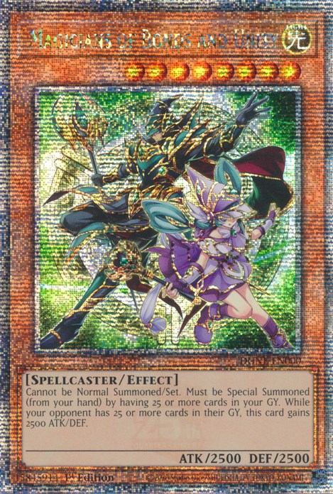 Magicians of Bonds and Unity (Quarter Century Secret Rare) [AGOV-EN000] Quarter Century Secret Rare
