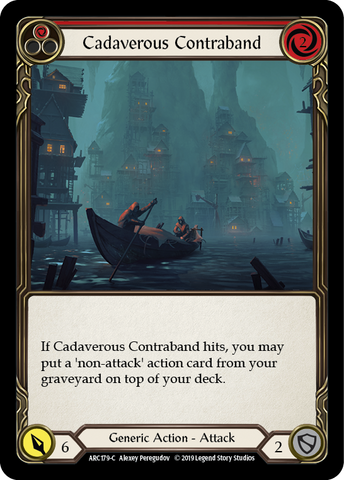 Cadaverous Contraband (Red) [ARC179-C] 1st Edition Rainbow Foil