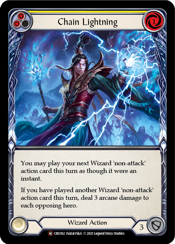 Chain Lightning [U-CRU162-RF] Unlimited Rainbow Foil