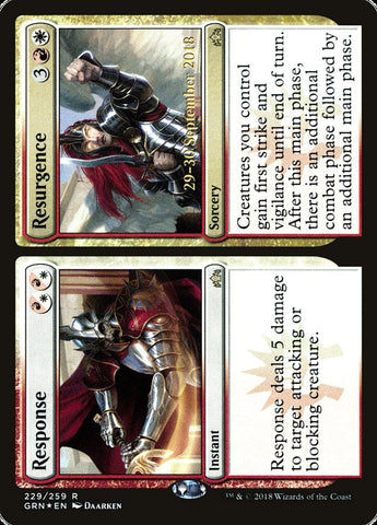 Response // Resurgence  [Guilds of Ravnica Prerelease Promos]