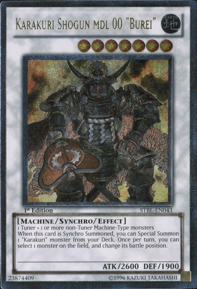 Karakuri Shogun mdl 00 "Burei"  [STBL-EN043] Ultimate Rare